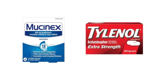 can you take mucinex and tylenol