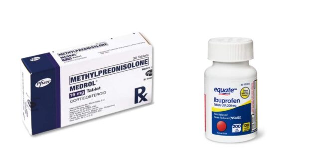 Methylprednisolone Ibuprofen