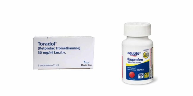 Toradol and Ibuprofen
